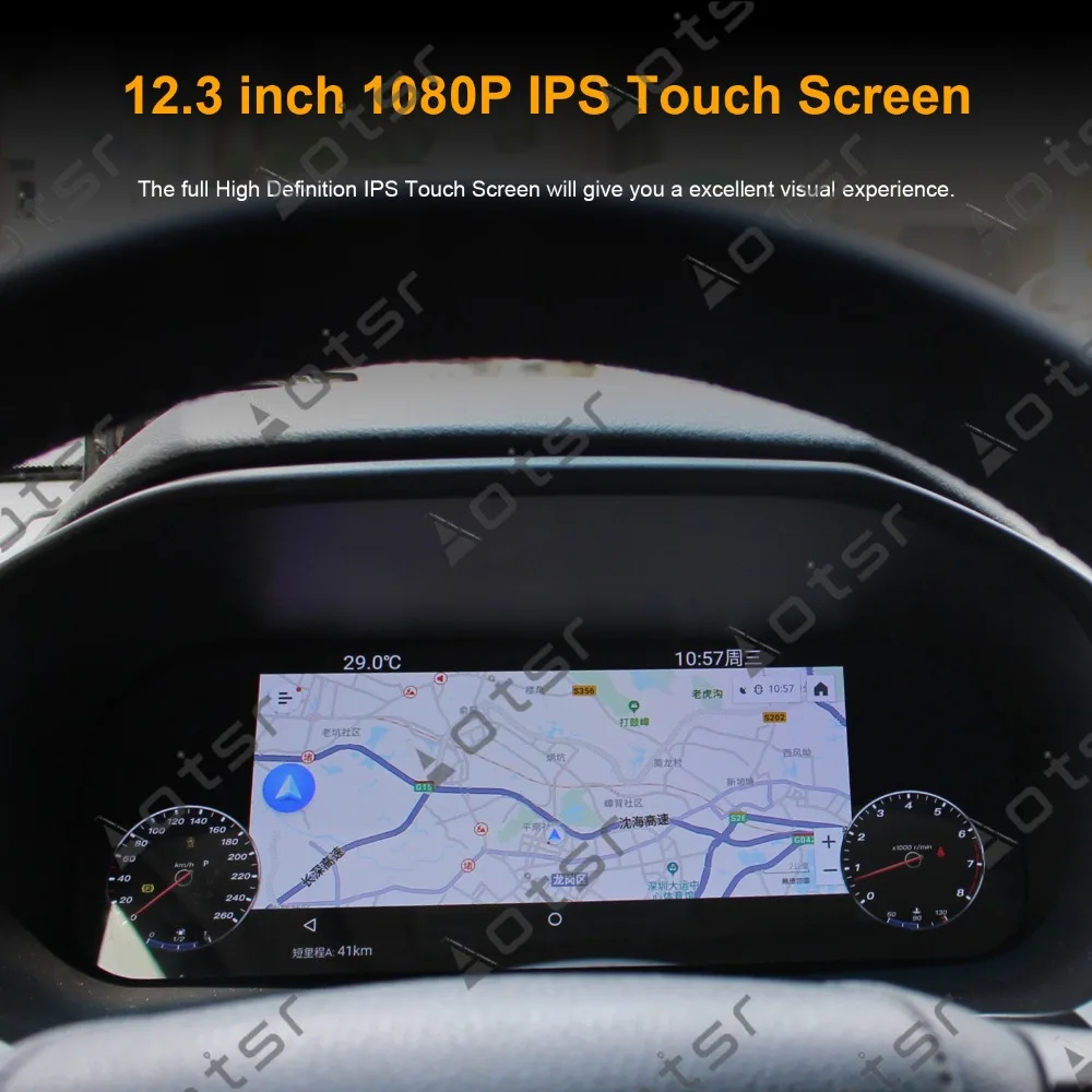 Автомобильный дисплей приборной панели 1920*1020 экран Android 7,1 автомобильный gps-навигатор для TOYOTA LAND CRUISER Prado 2010- headuni