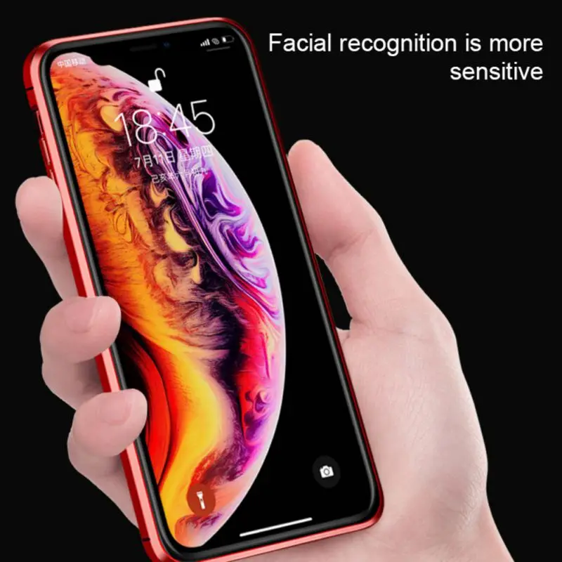 6.5 Inches Phone Shell Full Body Magnetic High Definition Tempered Glass Cover Case Screen Protector For IPhone XS Max | Мобильные