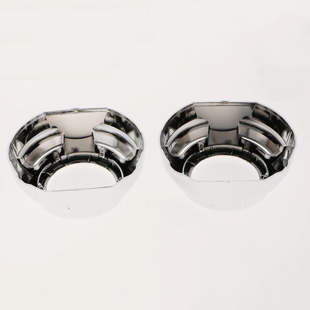 Пара 3 0 ''объектив проектора кожух Маска Крышка автомобиля Стайлинг DIY