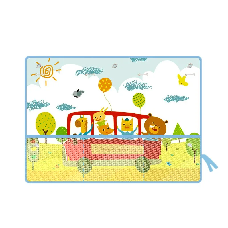 School Bus Автомобильная Солнцезащитная шторка с милым мультяшным боковым окном Защита от солнца регулируемые шторы для автомобилей мальчиков детская безопасная защита от ультрафиолета - Цвет: School Bus