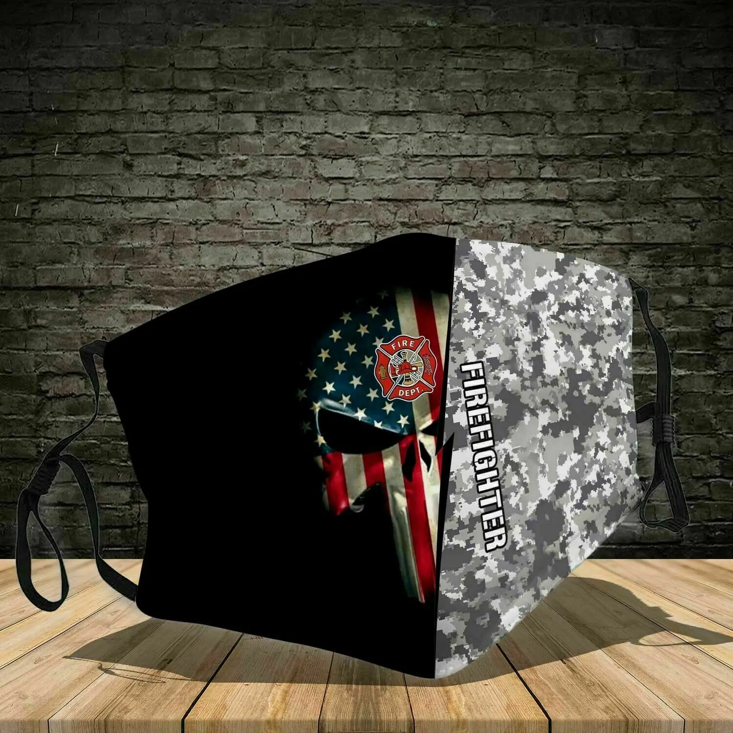 

Firefighter 3D Face Mask Cloth Face Mask Printed