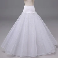 jupon femme new white tulle petticoat long crinoline stock enaguas wholesale enaguas de mujer cheap rockabilly