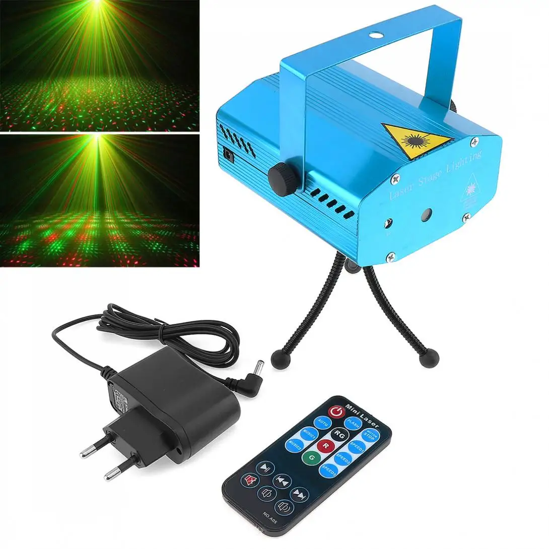 Мини R & G Auto Voice Xmas DJ Disco светодиодный лазерный сценический светильник