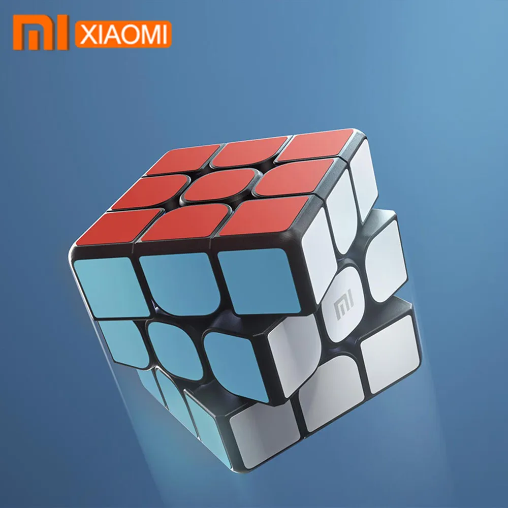 Оригинальный Xiaomi Mijia Смарт Bluetooth волшебный куб 3x3x3 яркий цветной квадратный