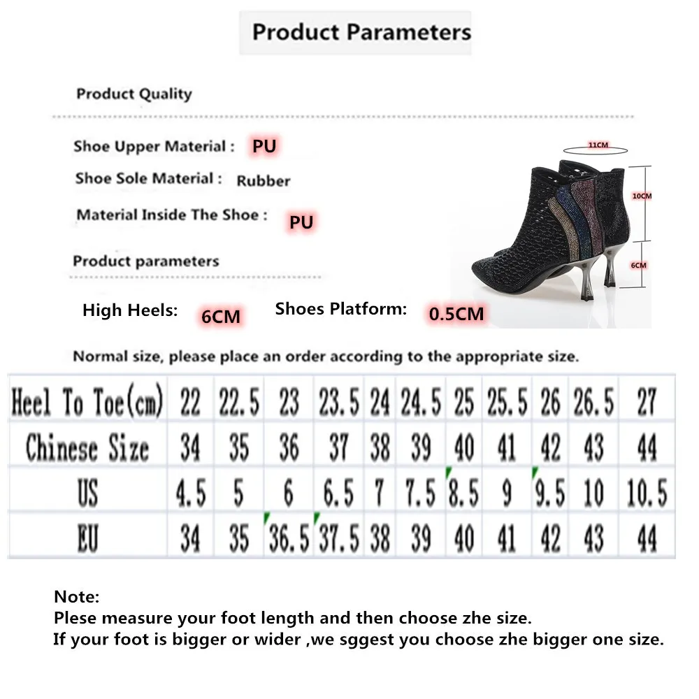 

2021 New Chic Air Mesh Hollow Out Women's Pumps Luxury Shiny Bling Design Rhinestone Runway Party Shoes Zip Pointed High Heels