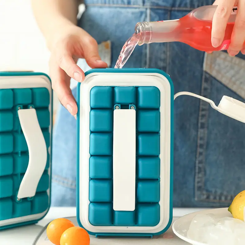 売る 2 In 1ポータブルアイスボールメーカー,折りたたみ式ケトル,ラウンドキューブ,漏れ防止