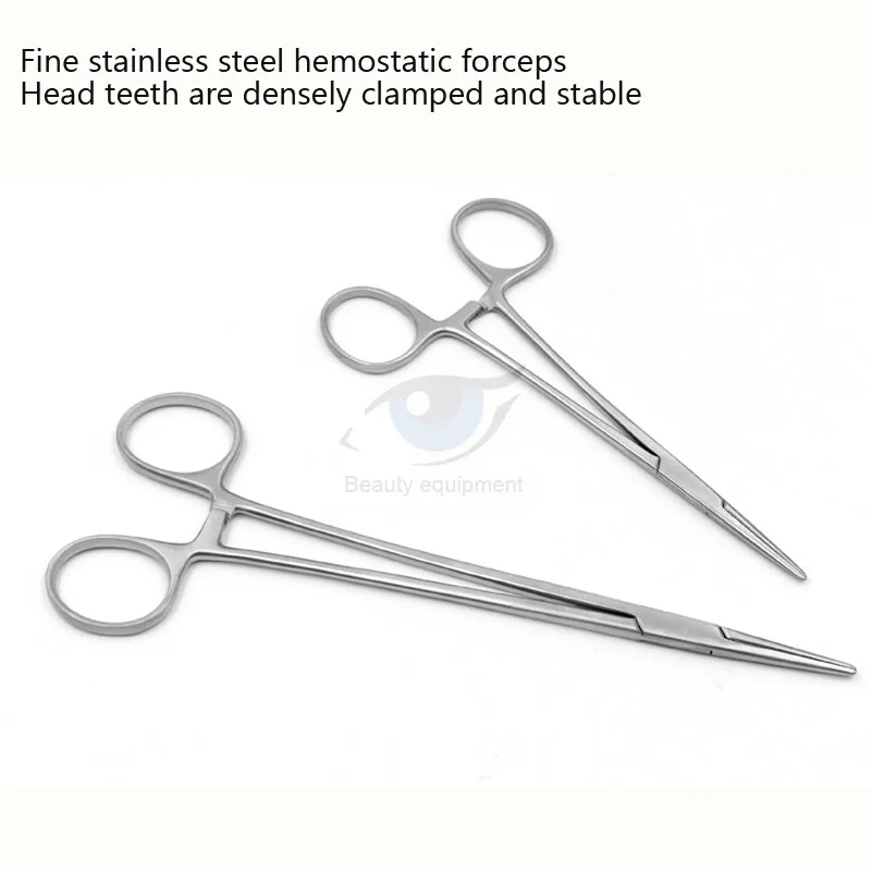 Кровоостанавливающие щипцы прямые для кровеносных сосудов встроенные