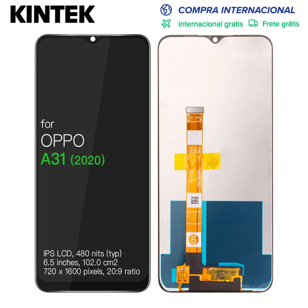 

6.5 Inches IPS Display for OPPO A31 2020 LCD Touch Screen Replacement Original CPH2015 CPH2073 CPH2081 CPH2029 CPH2031