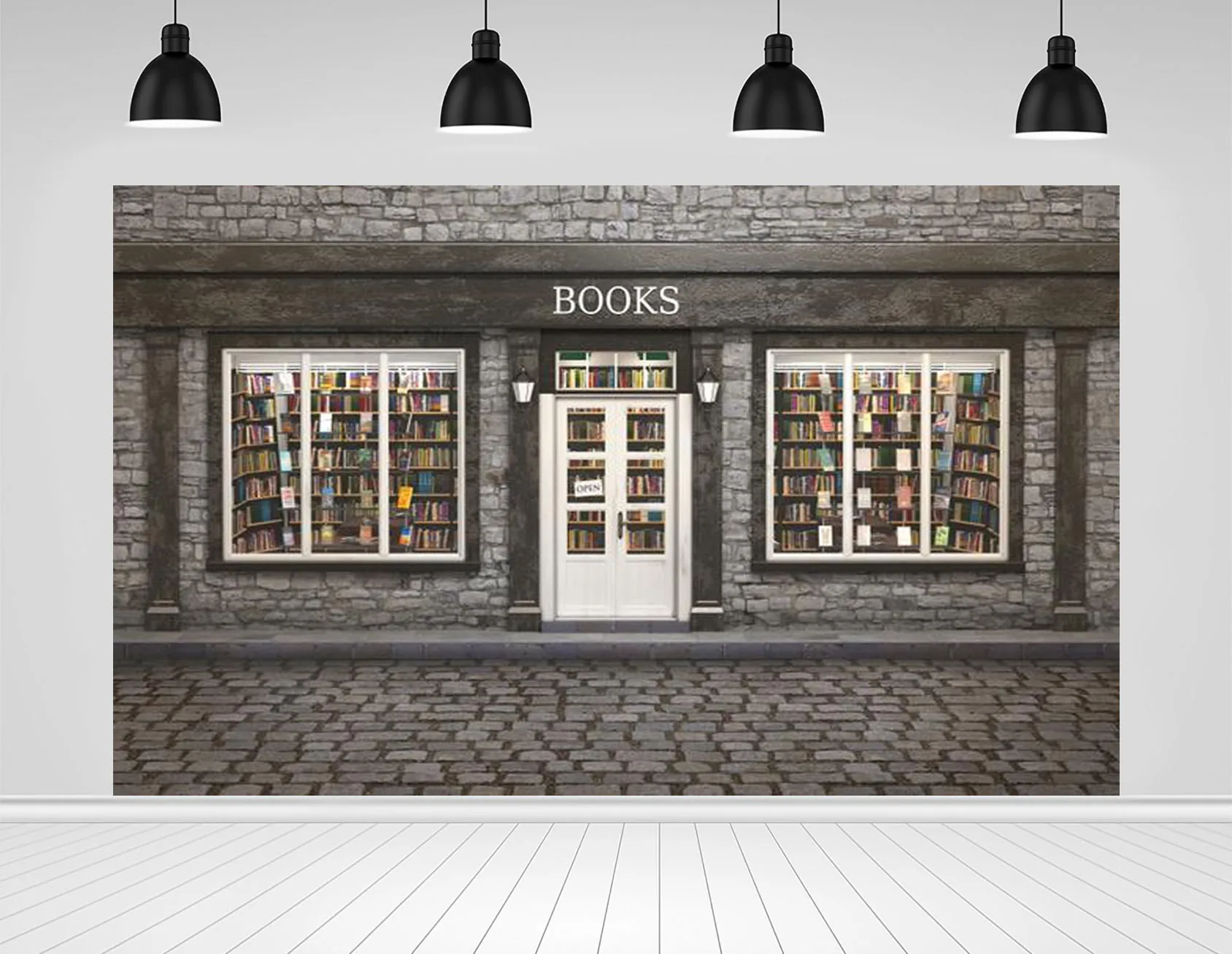 Scopiso старый каменный кирпич для наружной отделки дома книжный магазин дверь фон