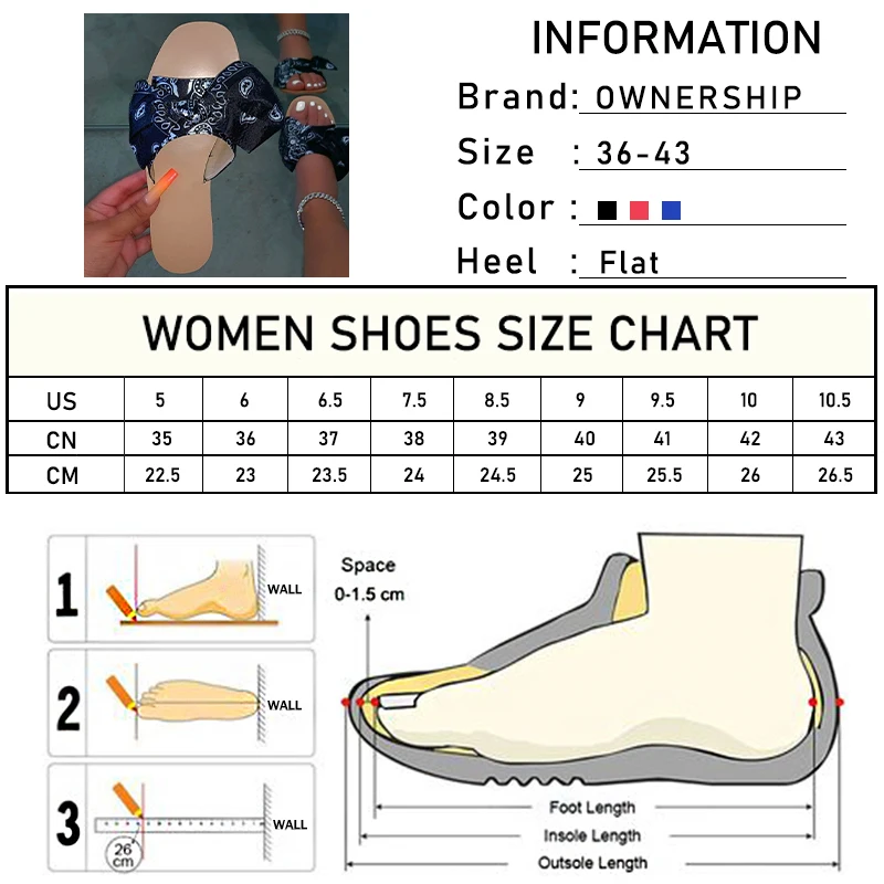 

Women Print Slippers 2020 Knot Women Summer Flat Fashion Woman Bowtie Slide Big Size Ladies Comfort Footwear Female Indoor Shoes