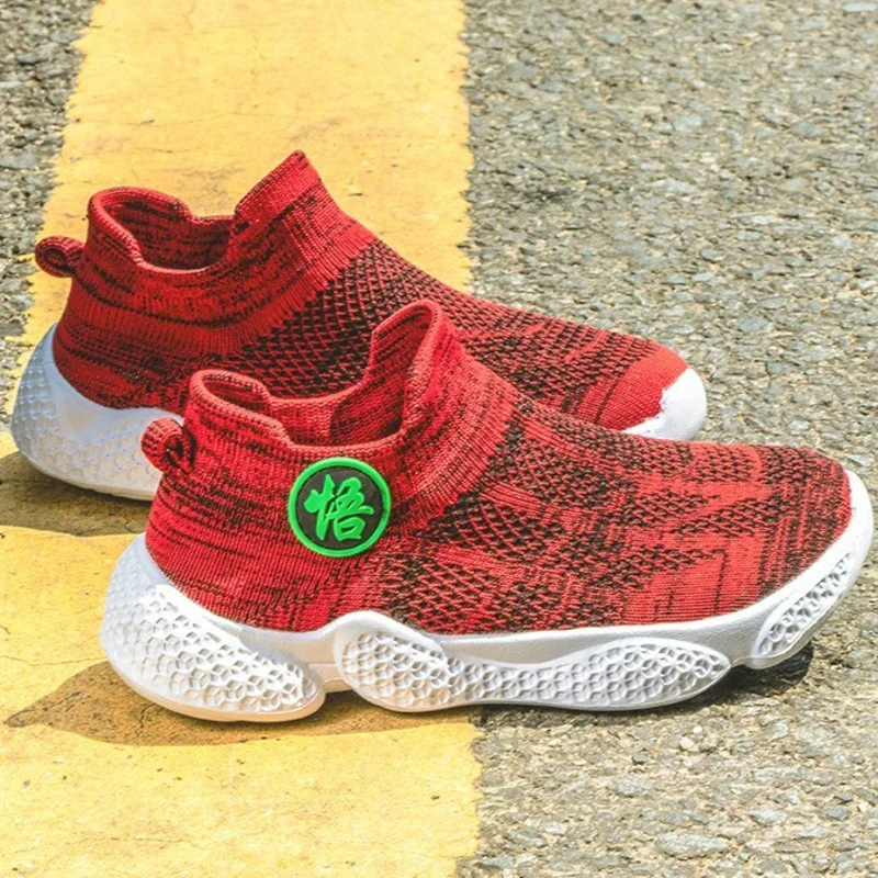 Kids Sock Running Shoes Fashion Breathable Lightweight Mesh Sneaker For Girls Boys Tenis Infantil Basket Footwear Casual Walking | Детская