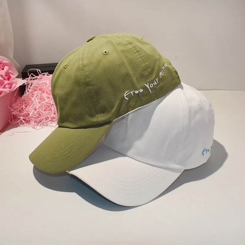 

Women's Baseball Cap Fashion Cotton Korean Baseball Hat Off White Sun Shading Casual Men's And Women's Ponytail Baseball Cap