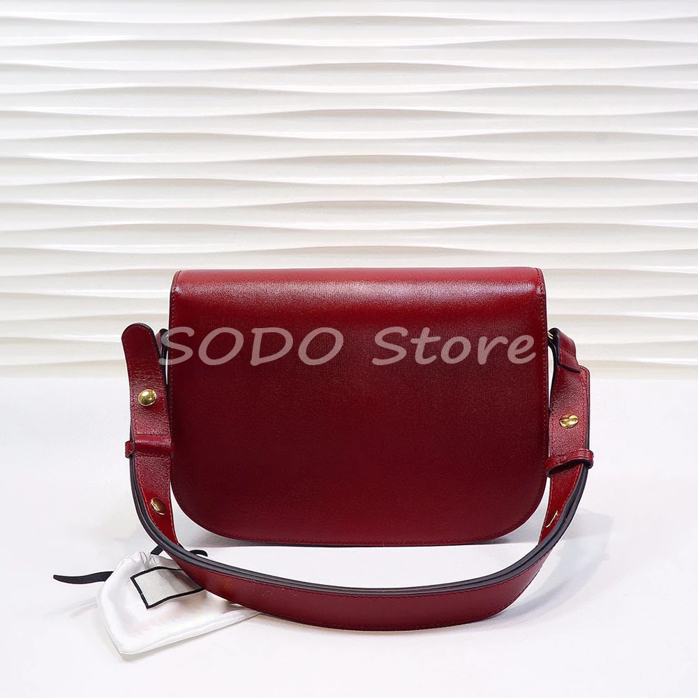 

2021 Luxury Brand Leather Ladies Saddle Bag Shoulder Bag Messenger Bag Crossbody Bag with High end Texture