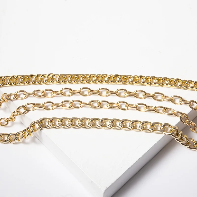 Новинка роскошная металлическая цепочка на талию BLA золотистая для тела