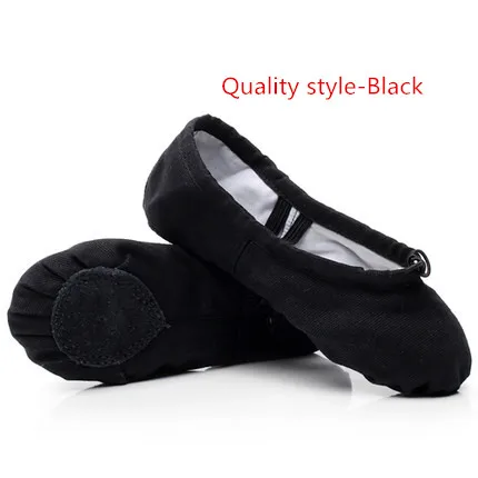 Black Quality style Розовые, синие, розовые, красные, черные, белые, зеленые балетки для девушек, женские балетки для йоги, Zapatos De Punta De Ballet Zapatillas De Ballet - Цвет: Black Quality style