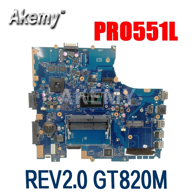 Материнская плата для ноутбука Amazoon PU551LD For Asus PRO551L PU551LA PU551L P551L материнская Тест ok