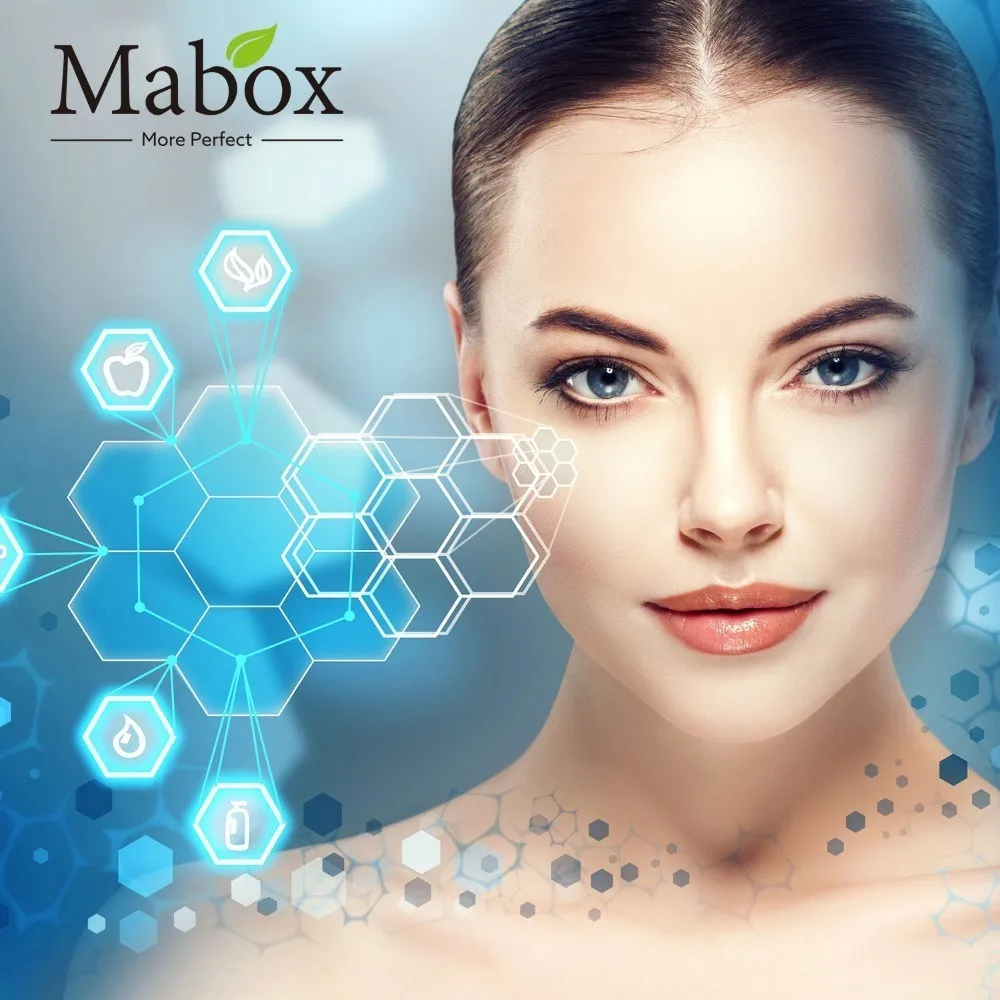 MABOX сыворотка с гиалуроновой кислотой+ витамин С Сыворотка против старения увлажняющий уход за кожей укрепляющий уход отбеливающий увлажняющий