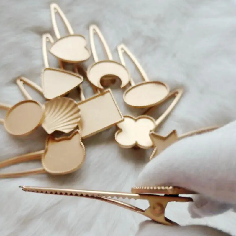 Милые аксессуары для волос сделай сам из тусклого золота веревочная шпилька