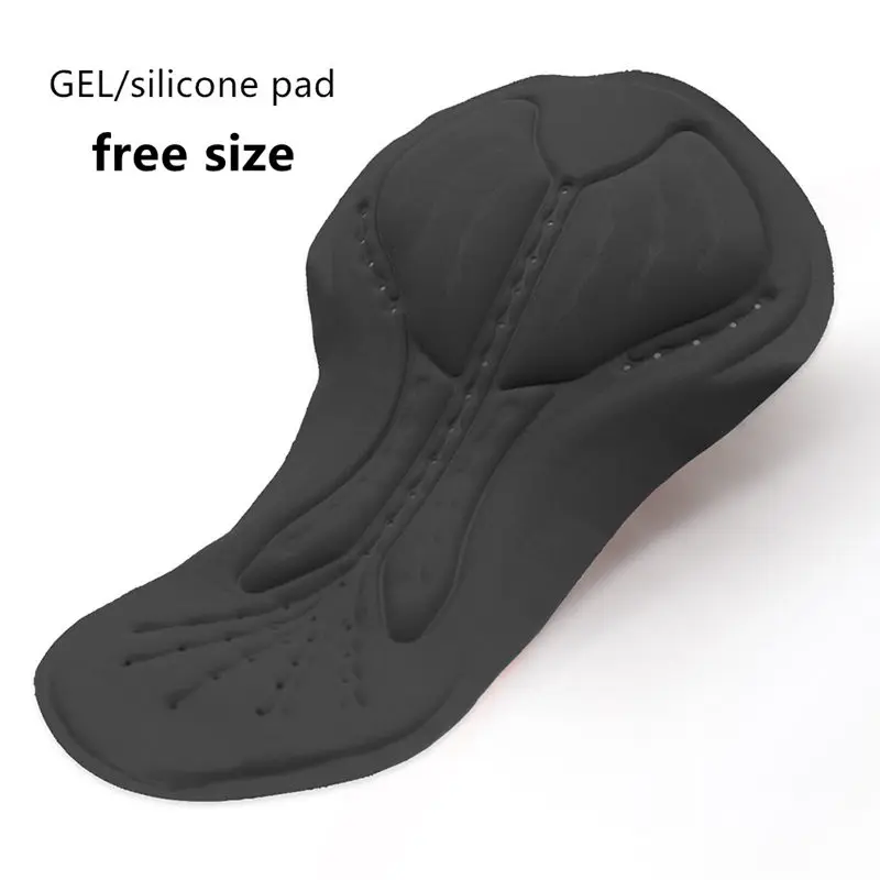 Gel Pad Only-Black WOSAWE, светоотражающие мужские велосипедные шорты для горного велосипеда, спортивные, гелевые, для самостоятельной сборки, для езды на горном велосипеде, для гонок, для защиты от дождя, велосипедные шорты - Цвет: Gel Pad Only-Black