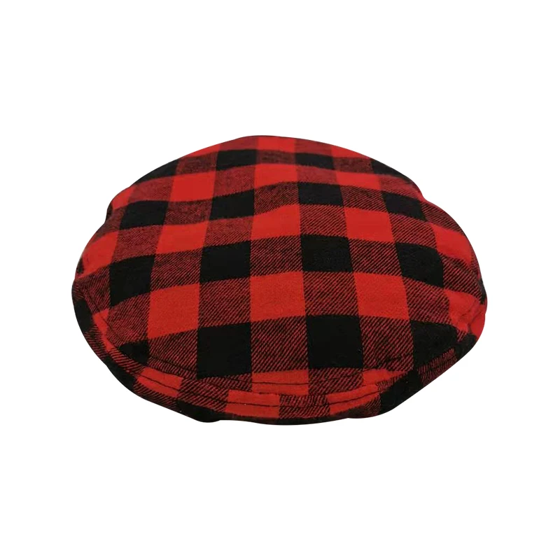 Популярная Осенняя Модная женская шапка в британском стиле теплые красные и