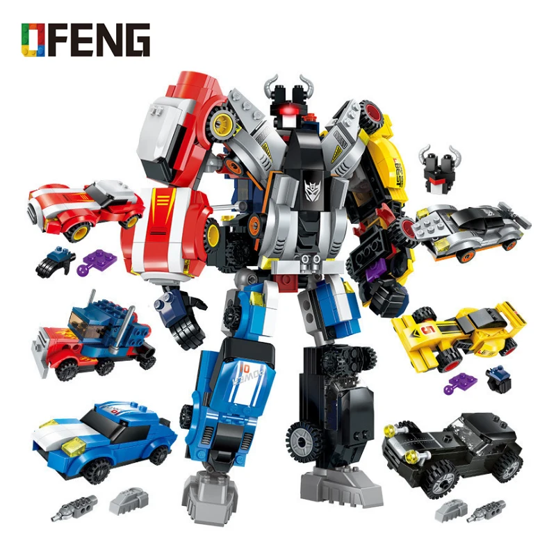 Конструктор робот трансформер 6 в 1|Блочные конструкторы| |