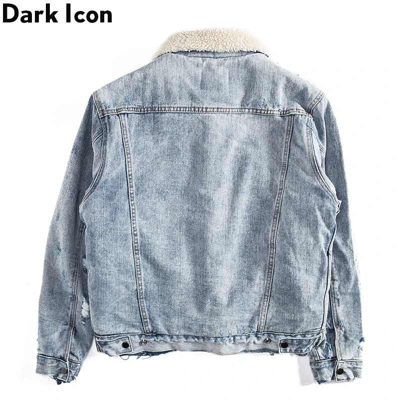 Мужские зимние джинсы Dark Icon Sherpa толстые уличные модные куртки парки|Мужские