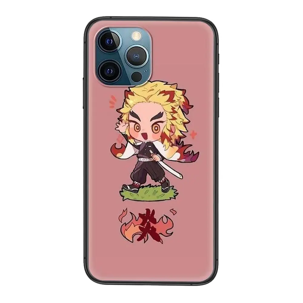 Дешевый мужской защитный чехол для телефона кавайный аниме Apple Iphone 11 12 Pro 7 Xr X Xs Max 8