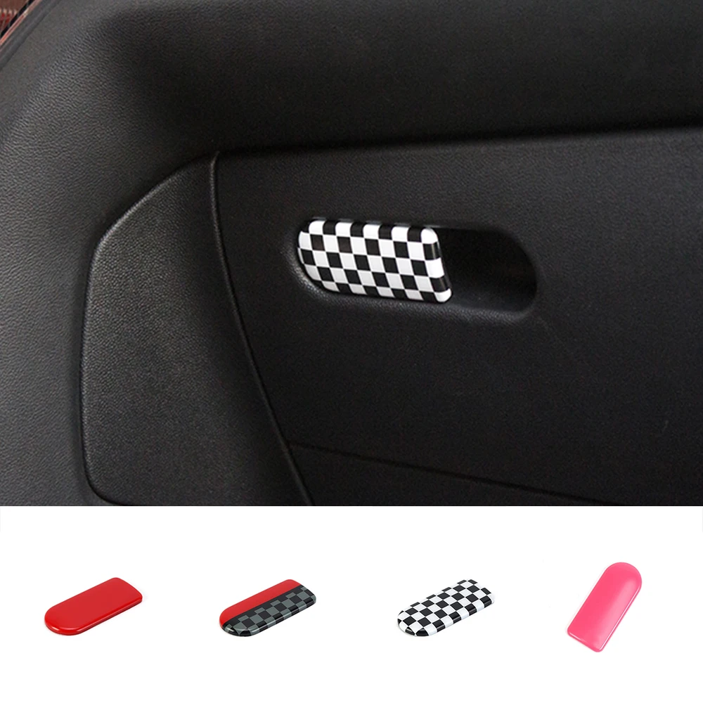 

Car Glove Box Sticker Pink Decal For MINI COOPER S F55 F56 F57 F54 F60 Storage Box Handler Cover Compartment Decoration