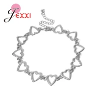 trendy style hollow heart choker necklace chain choker jewelry sweet heart for women man friendship girl gifts