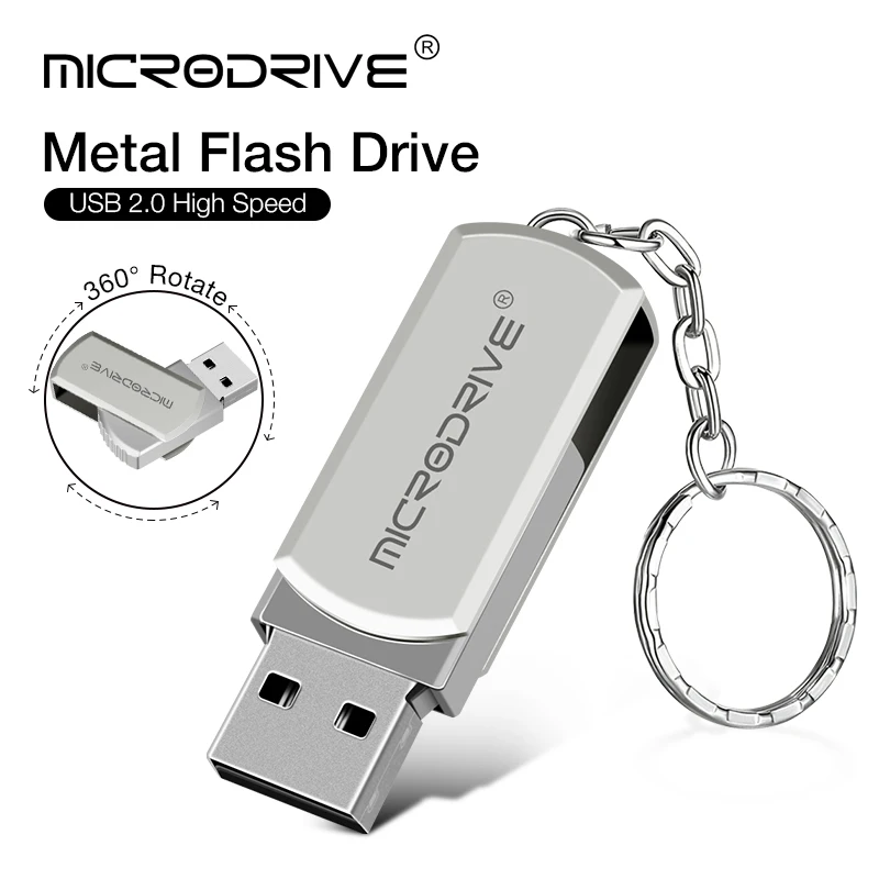 Металлический USB флеш накопитель 8 ГБ 16 32 64 128 диск водонепроницаемый|USB