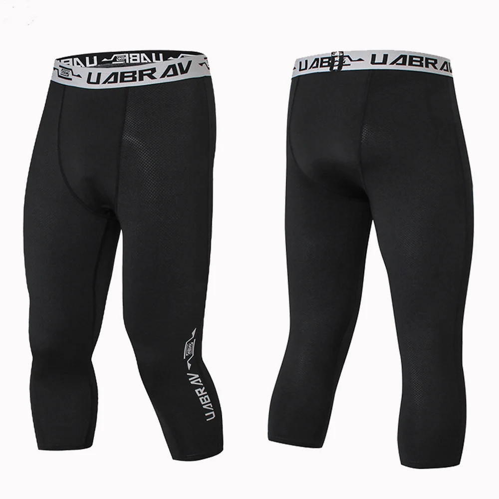 

Compression Pants Men Leggings Running Tights Sports Gym Basketball Bodybuilding Fitness Sweatpants Short Capris Jogging Cycling