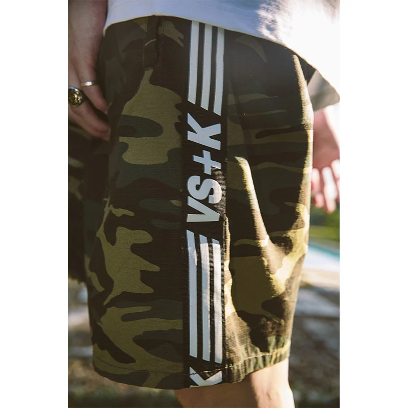 VIISHOW модные шорты мужские повседневные камуфляжные в стиле милитари Короткие
