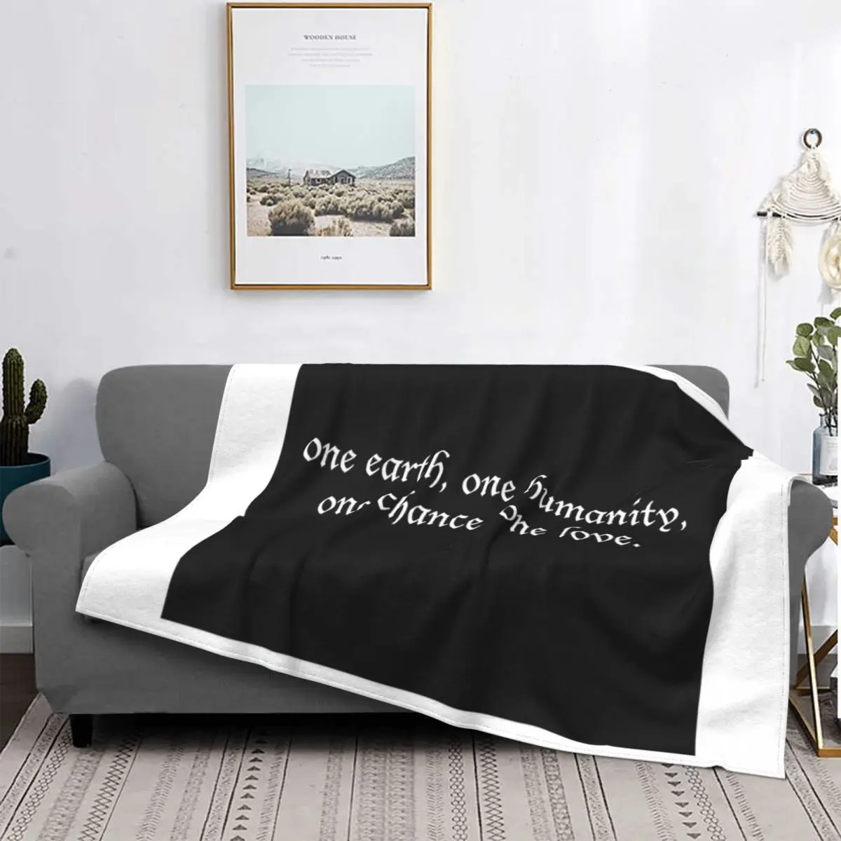 

Hope-colcha a cuadros con Logo 1 One para cama, cubierta de playa, manta double, textil para el роскошный