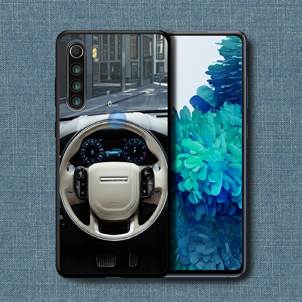 

LAND ROVER Car Phone Case For Xiaomi Redmi Note 7 8 8T 9 9S 4X 7 7A 9A K30 Pro Ultra black Funda Trend Coque Fashion Etui Luxury
