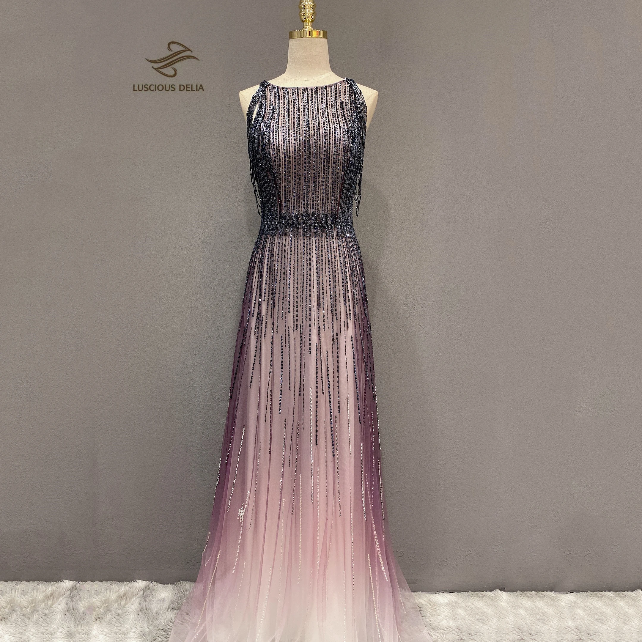 Роскошное вечернее платье официальное с открытой спиной|Вечерние платья| |