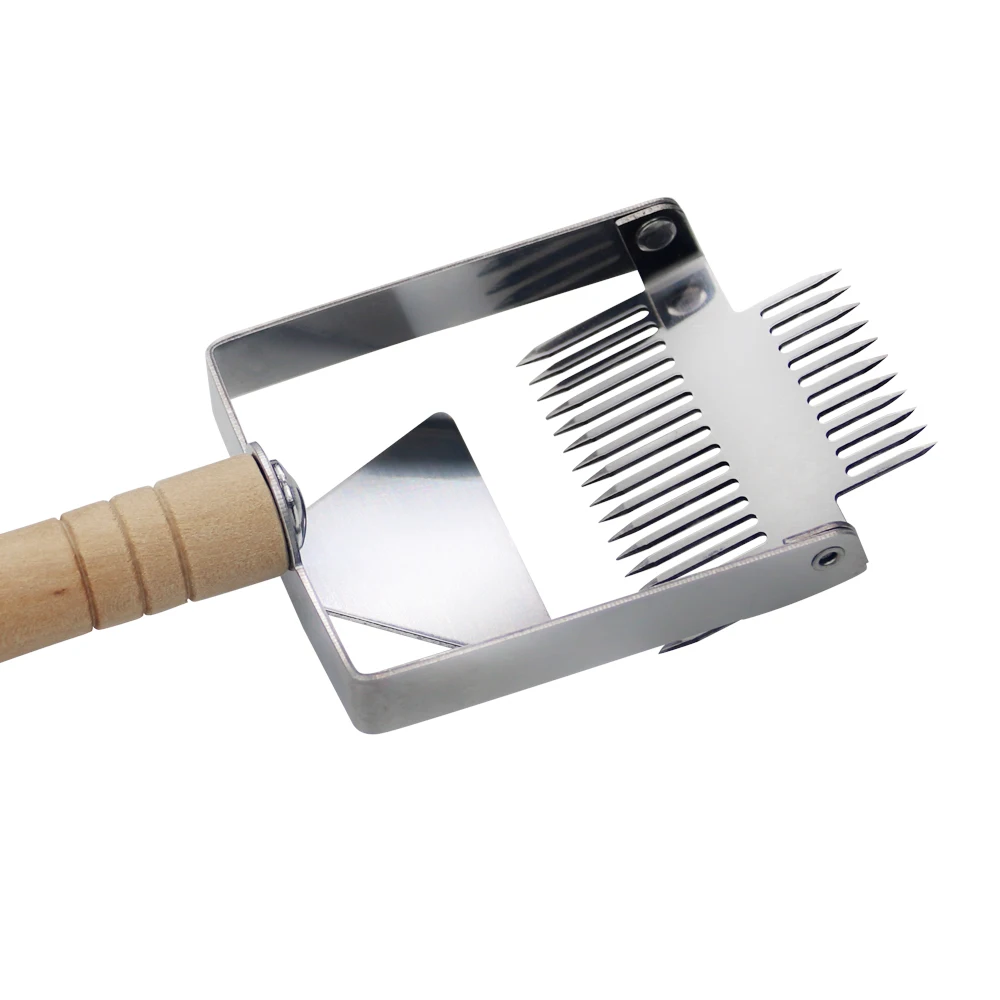 Пчеловодческий нож двухсторонний вилка ползуна 17 Pin инструмент для улей скребок