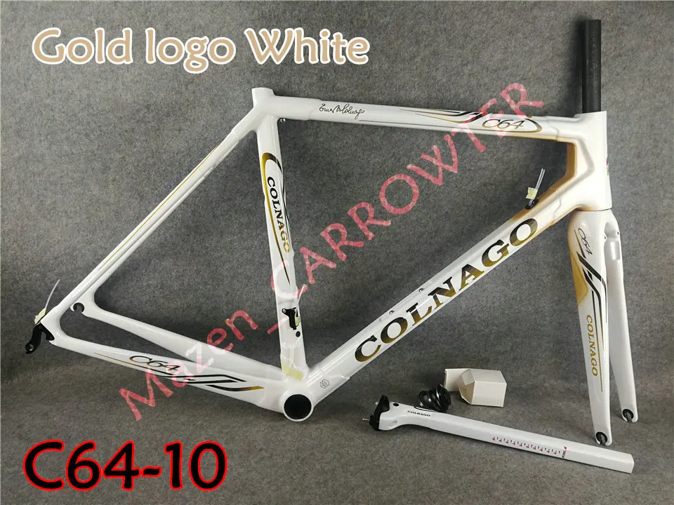 T1100 UD глянцевый белый черный Colnago C64 карбоновая рама+ руль+ седло+ клетки для бутылок+ 50 мм карбоновый комплект колес Novatec A271 ступицы