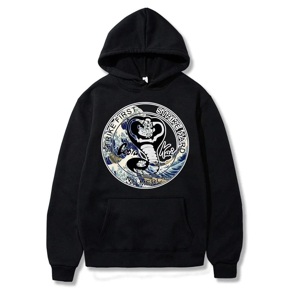 

Cobra Kai Cool Fashion Printed Hoodie Men Casual Harajuku Sweatshirts Autumn Hot Sale Fleece Hoody Warm Hip Hop Streetwear Mens