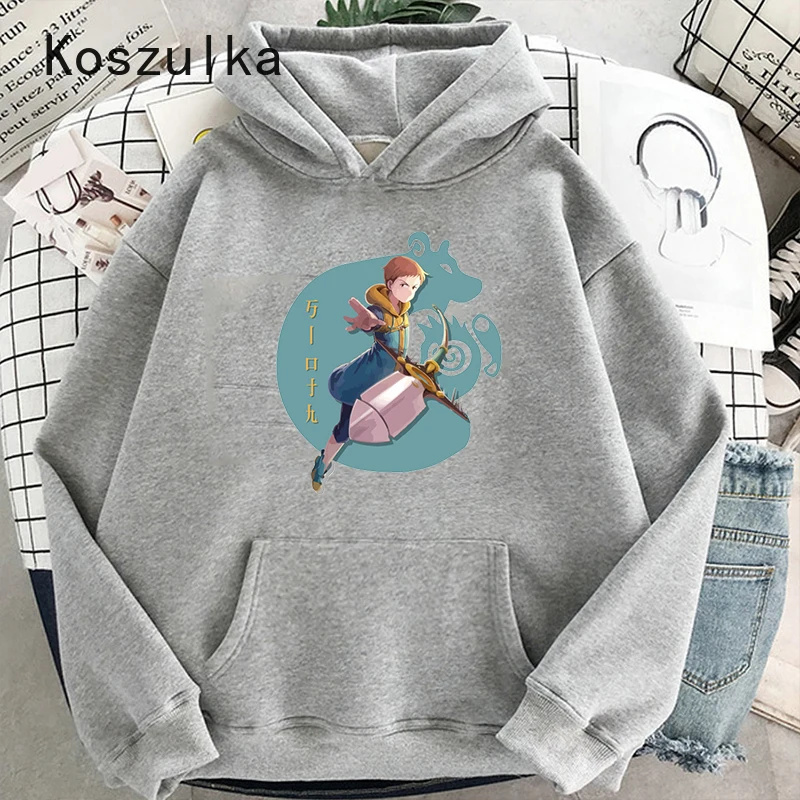 

King sloth sin - Seven Deadly Sins Nanatsu No Taizai hoodies male Korea graphic men Sweatshirts clothing harajuku streetwear