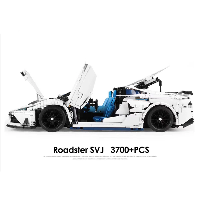 DHL LZ 2101 3700 шт. Ограниченная серия Roadster Moc Aventador модель гоночной машины строительный блок кирпичи рождественские подарки на день рождения игрушки