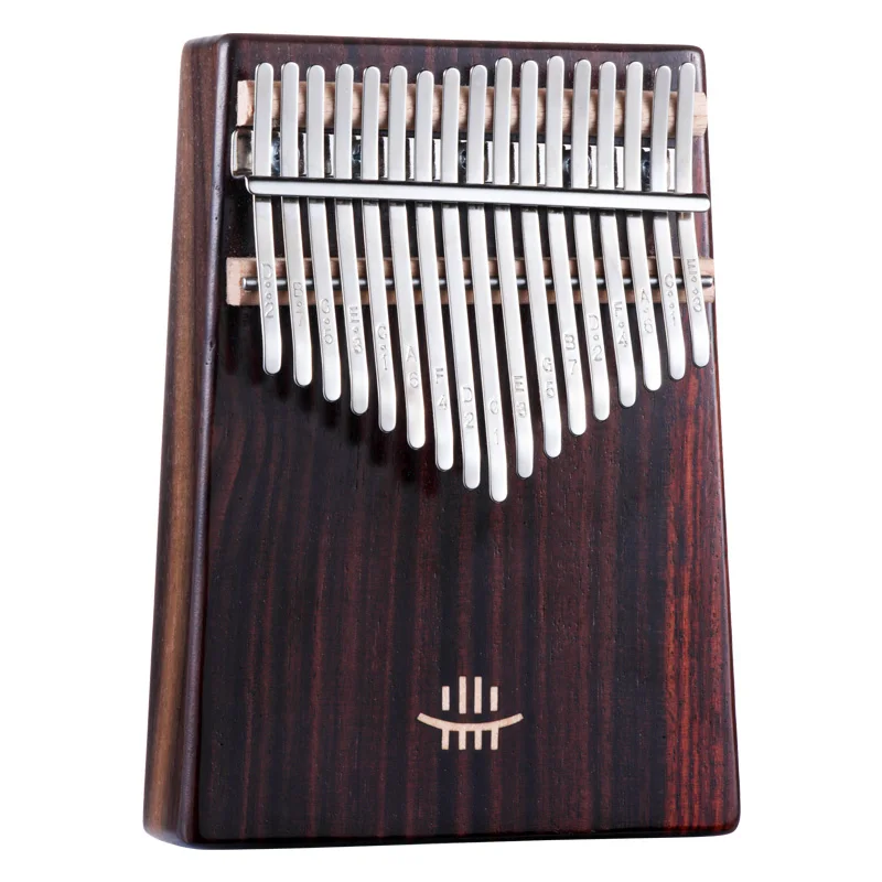 Enlarge Professional 21 17 Key Walnut Kalimba Thumb Piano Wood Kalimba Portable High Quality For Beginners Calimba Instrumenty BS5MZQ