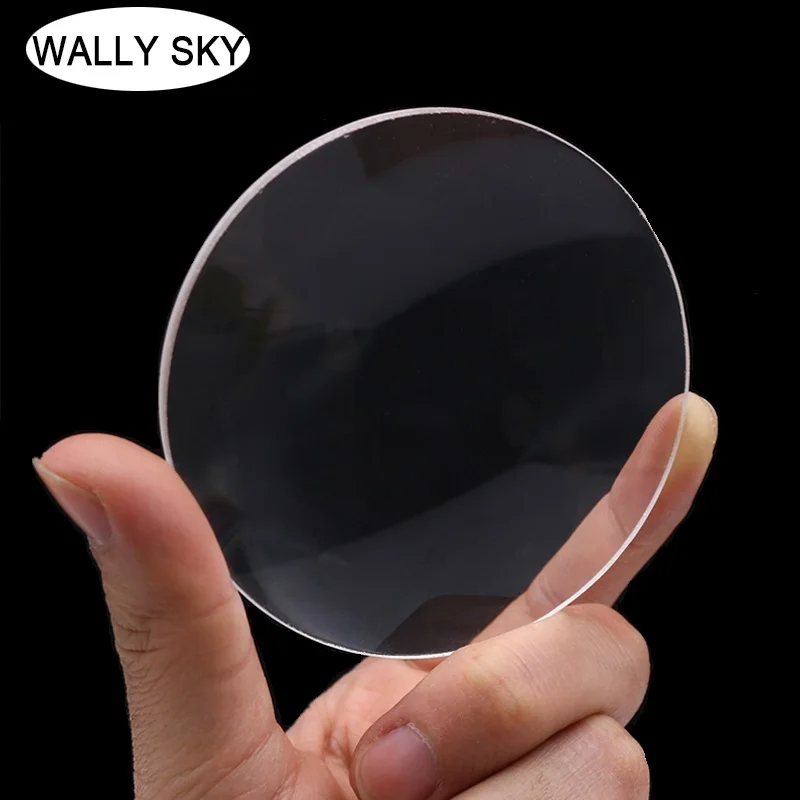 

K9 Physics Optical Double Convex Lens 6X Magnifying Glass HD 80 mm Lenticular Lens Projector Physics Experimental Accessories