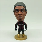 Футбольные куклы Soccerwe, 2,55 дюйма, 6,5 см, высота, 80 #, фигурки Ronaldinho, красные, черные