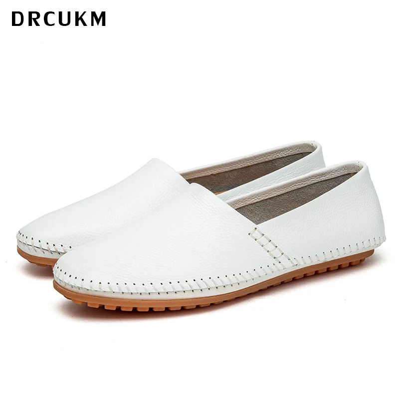 

DRCUKM Fisherman Shoes Men Shoes Men's New Spring Autumn Brand PU Shoes for menLightweight Driving Shoes sneakers