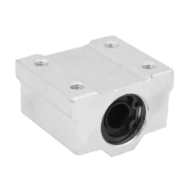 

SCS8UU 8mm Linear motion slide units bearing block Al Rail guide shaft CNC SILVER