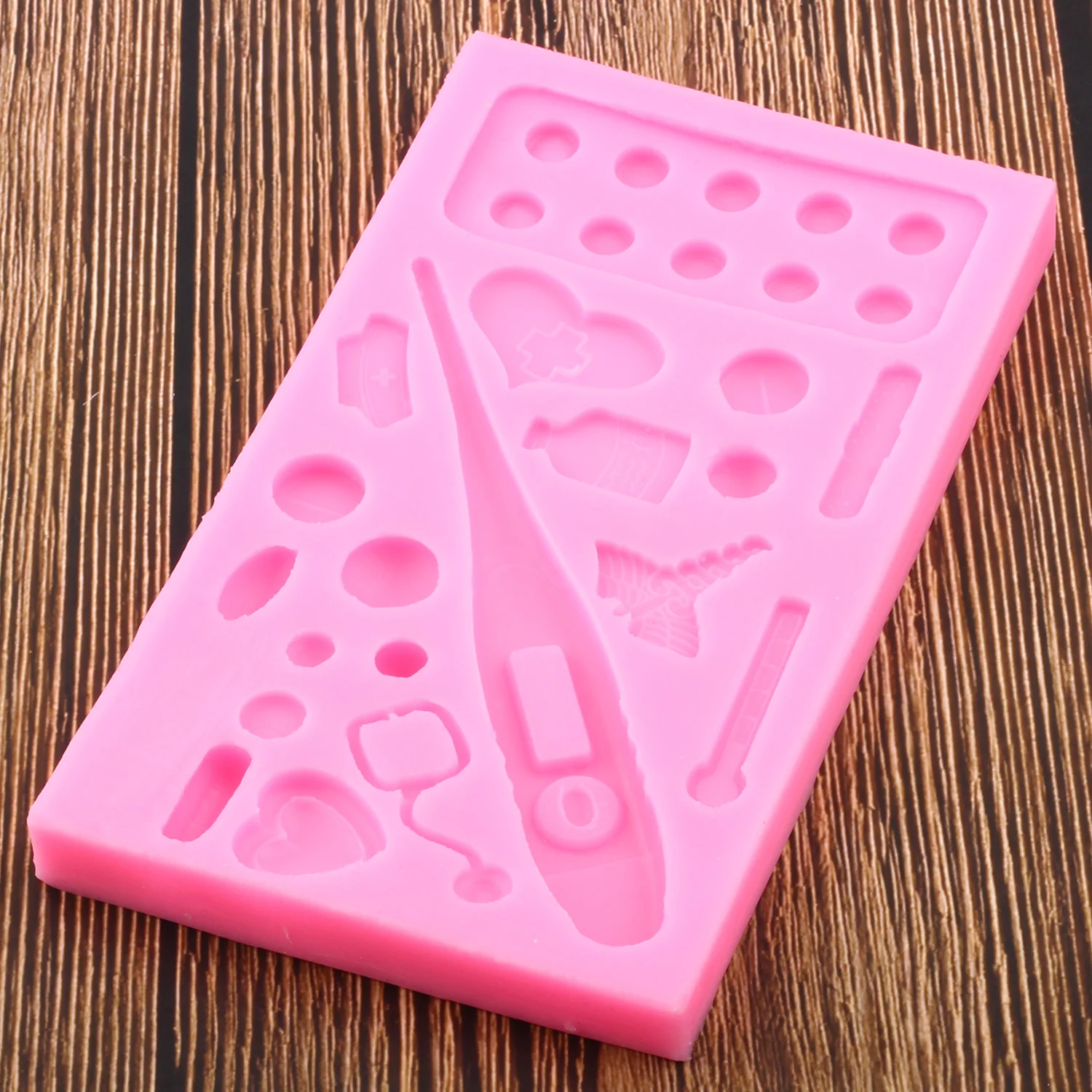 Медицинская силиконовая форма медицинский стетоскоп помадка для кекса инструменты для украшения торта помадка форма для шоколада формы для мастики