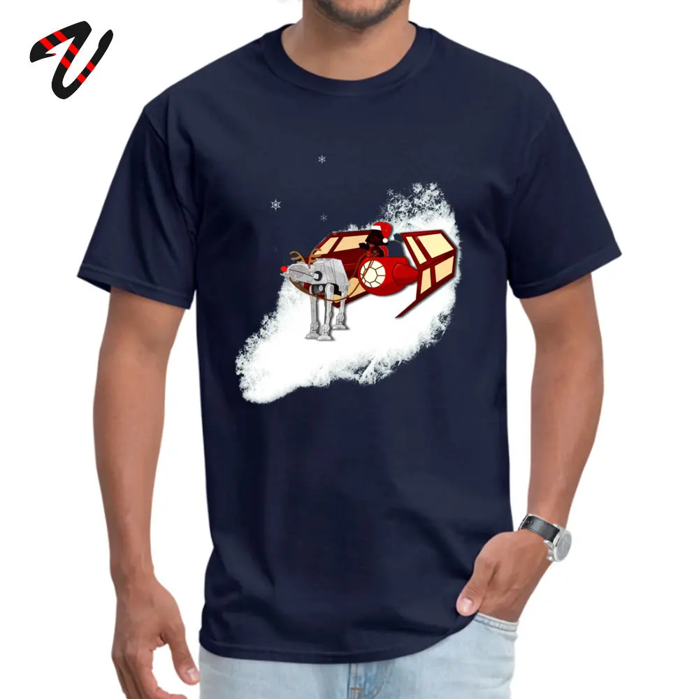 Walking in a Winter Vaderland Tops Shirt Hot Sale Crew Neck Design University Dragon Ball Fabric Men's T-Shirt Family |