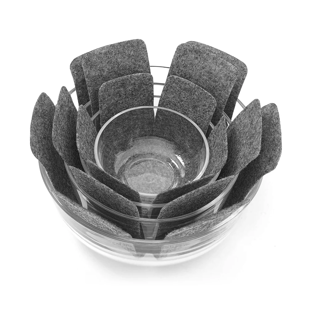 

12pcs Non-stick Protectors Divider Pads To Prevent Scratching Separate And Protect Surfaces For Kitchenware Tools