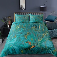 luxury bedding 3d marble printing duvet cover with pillowcase 23 pieces suitable for single double bedroom home textile set