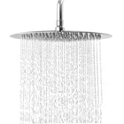 Насадка для душа высокого давления, насадка для душа из нержавеющей стали с эффектом дождя 121086 дюймов, выглядит как зеркало, простая установка,